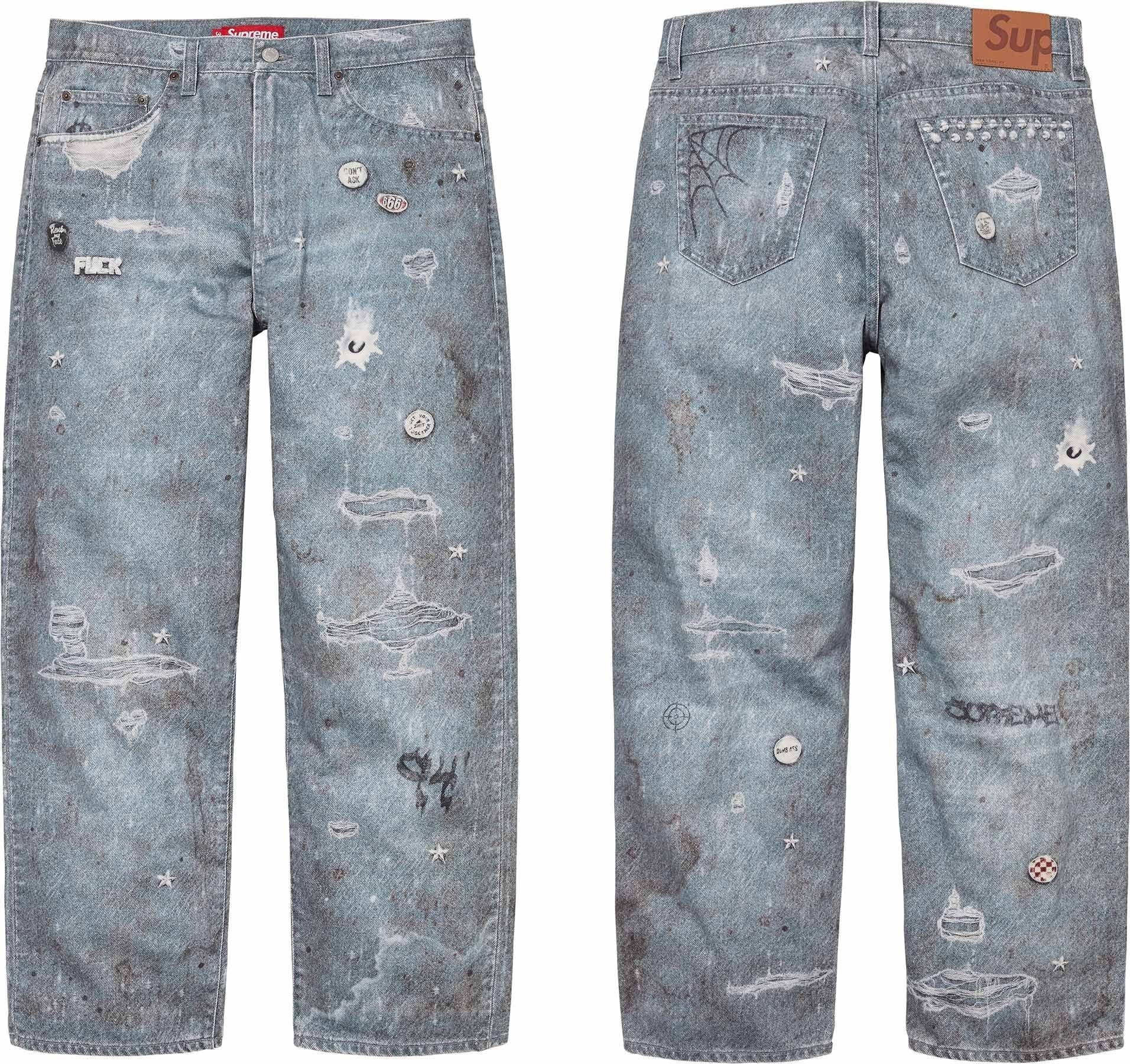 HJR Trompe L'oeil Loose Fit Jean